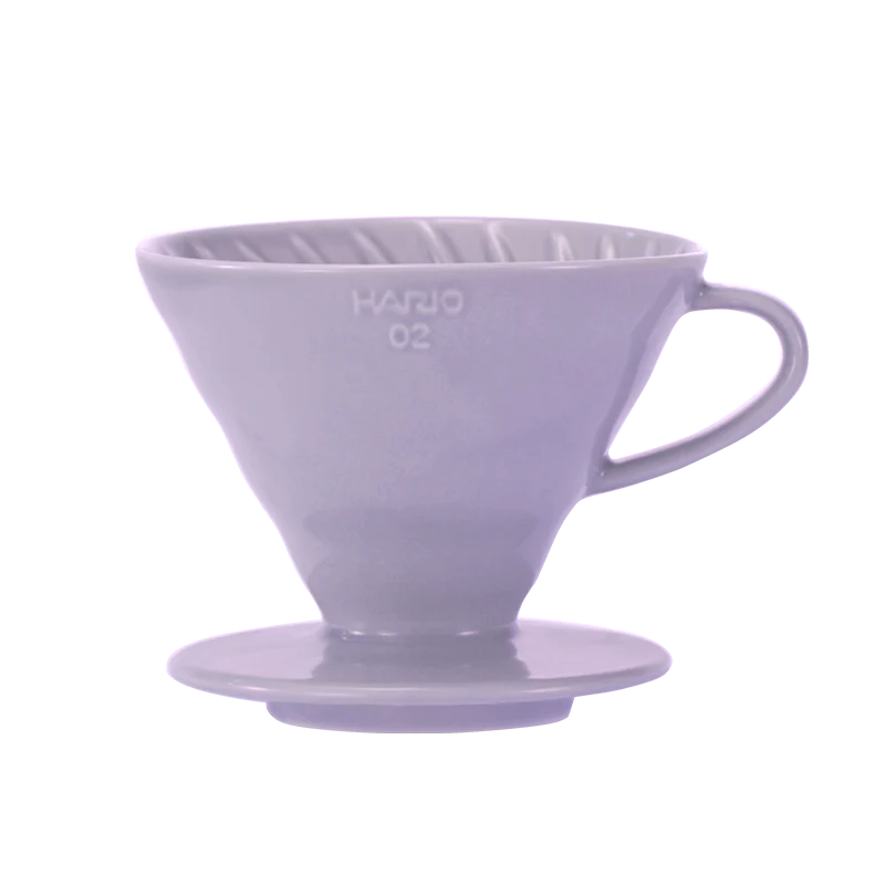 Hario V60 keramische dripper 02 paars + gratis sample