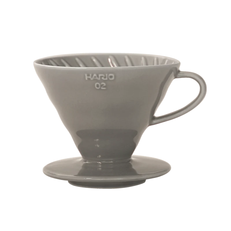 Hario V60 keramische dripper 02 grijs + gratis sample