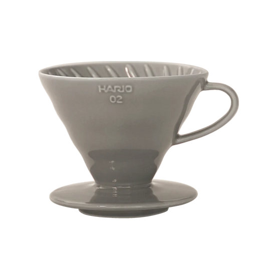 Hario V60 keramische dripper 02 grijs + gratis sample